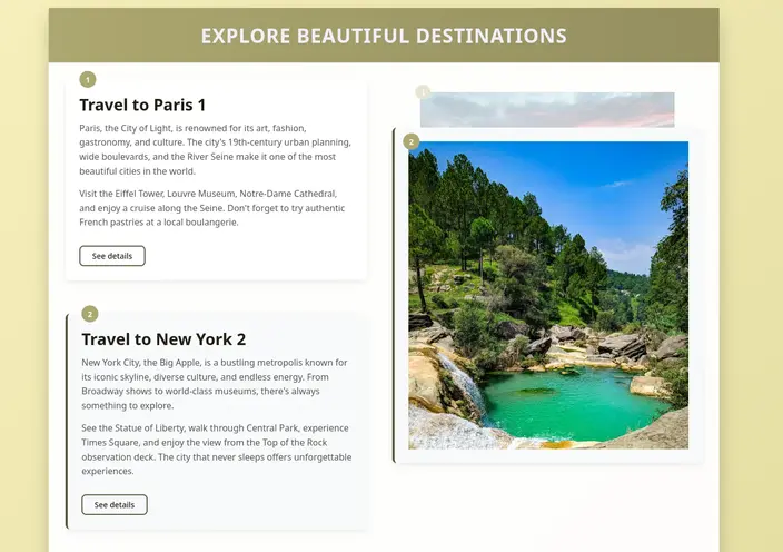 sticky scrol animation